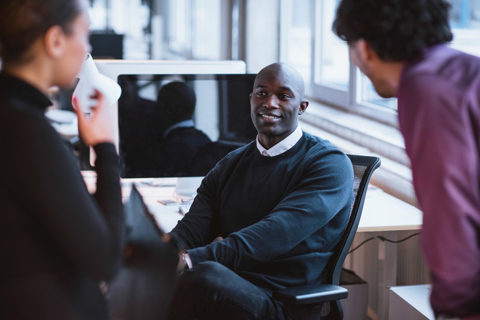 A coaching conversation in progress